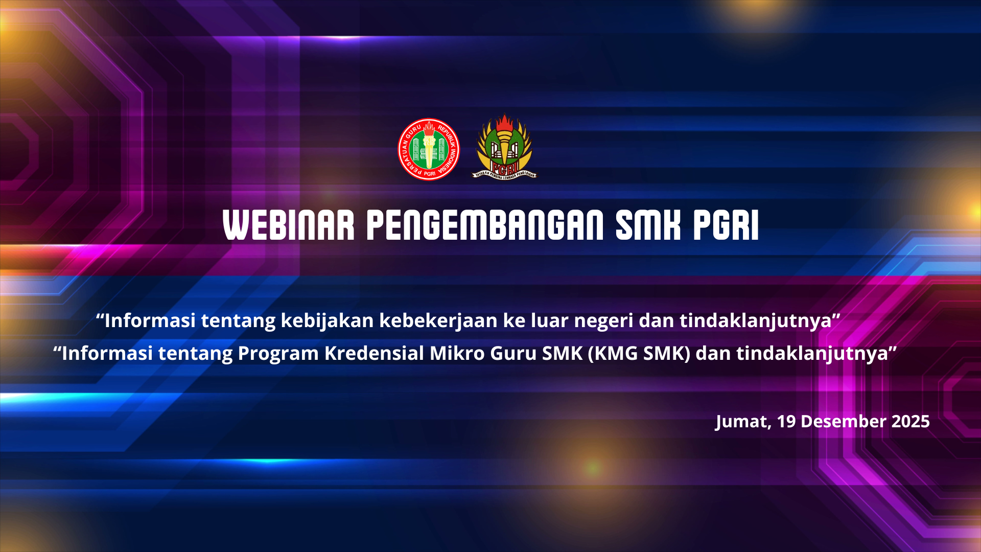 Webinar Pengembangan SMK PGRI
